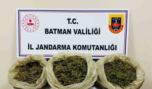 Batman’da bir evde 21 kilo esrar bulundu: 1 tutuklama
