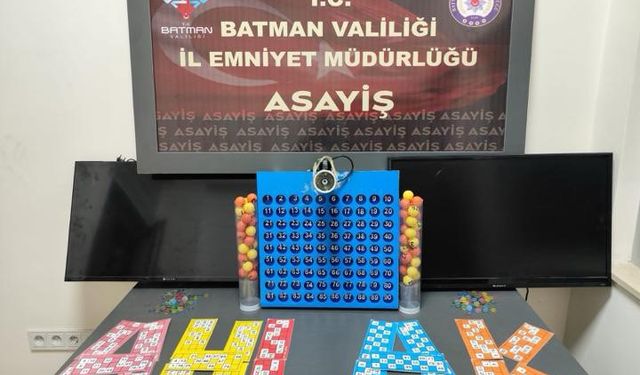 Batman’da kumar oynayan 41 kişiye 379 bin TL ceza