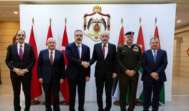 Dışişleri Bakanı Fidan, Milli Savunma Bakanı Güler ve MİT Başkanı Kalın "Türkiye - Ürdün 3+3 Toplantısı"na katıldı