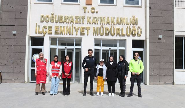 Ağrı'da engelli çocuğun polis olma hayali bir günlüğüne gerçek oldu