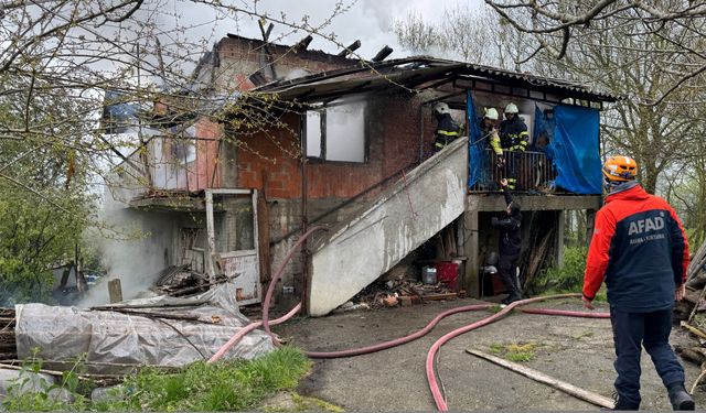 Bartın'da evde çıkan yangında 70 yaşındaki kadın öldü