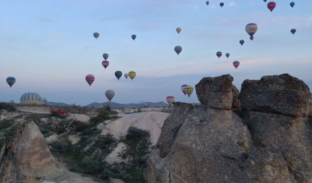 Kapadokya'yı son 10 yılda 5 milyona yakın turist kuş bakışı seyretti