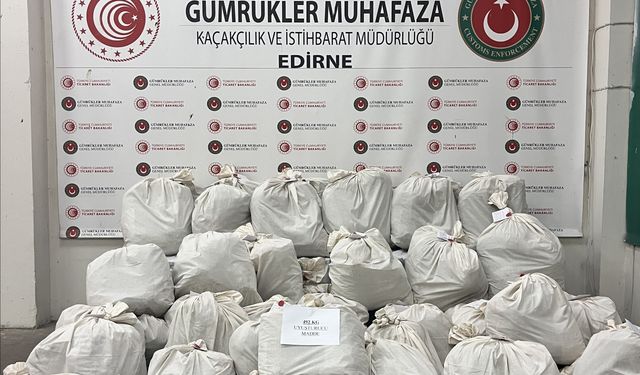 Kapıkule'de tırda 492 kilogram uyuşturucu ele geçirildi