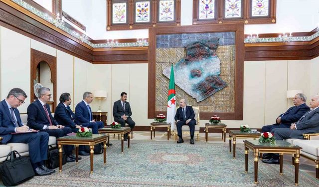 Dışişleri Bakanı Fidan, Cezayir Cumhurbaşkanı Tebbun tarafından kabul edildi