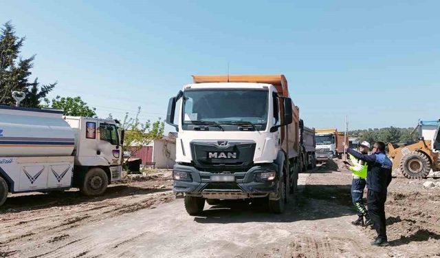 Kaçak hafriyat döken sürücülere ve işletmeye rekor ceza