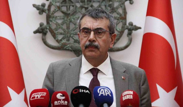 Milli Eğitim Bakanı Yusuf Tekin: "Türkiye genelinde derslik başına düşen öğrenci sayısı 20’li rakamlarda"
