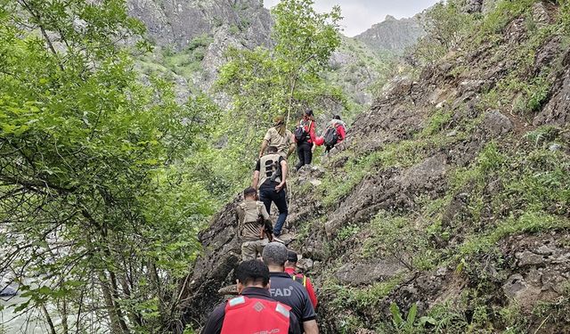 Hakkari'de derede kaybolan gencin bulunması için çalışma başlatıldı