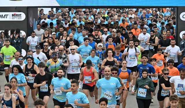 Lübnan’da 21. Uluslararası Beyrut Maratonu düzenlendi