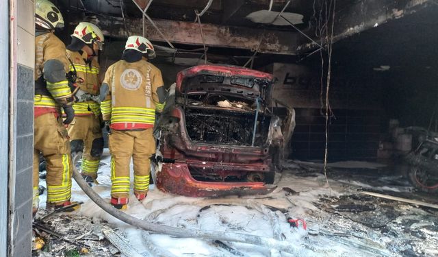 Manisa'da oto yıkamacıda çıkan yangında 1 kişi öldü