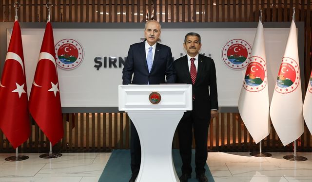 TBMM Başkanı Kurtulmuş, Şırnak'ta valiliği ve belediyeyi ziyaret etti