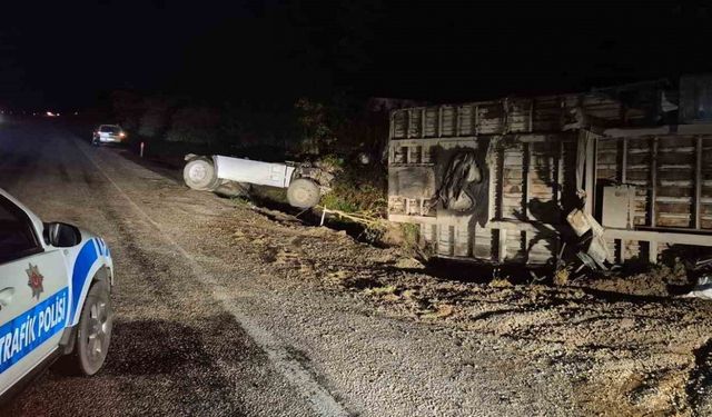 Adıyaman-Malatya karayolunda tek taraflı trafik kazası: 1 yaralı