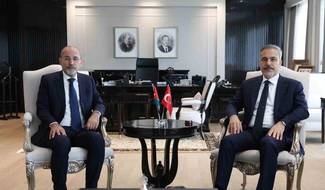 Dışişleri Bakanı Fidan, Ürdünlü mevkidaşı Safedi ile bir araya geldi
