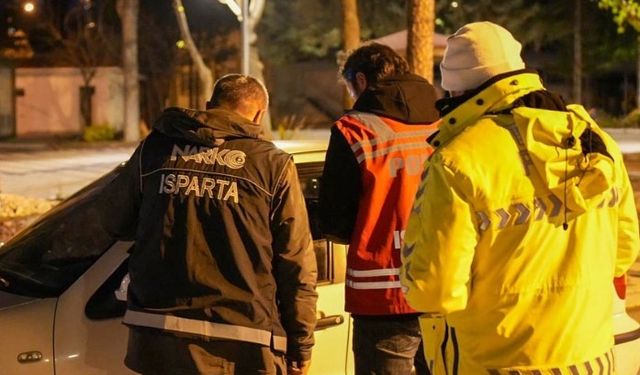 Isparta’da uyuşturucu operasyonlarında 28 şahsa adli işlem