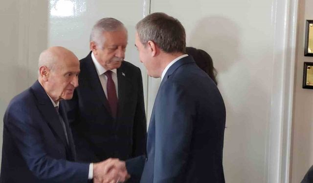 MHP Lideri Bahçeli, DEM Parti heyeti ile görüştü