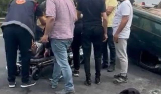 Osmaniye’de tıra arkadan çarpan otomobil takla attı: 2 kişi yaralandı