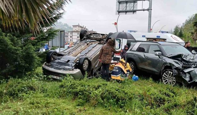 Rize’de trafik kazası: 1 ölü