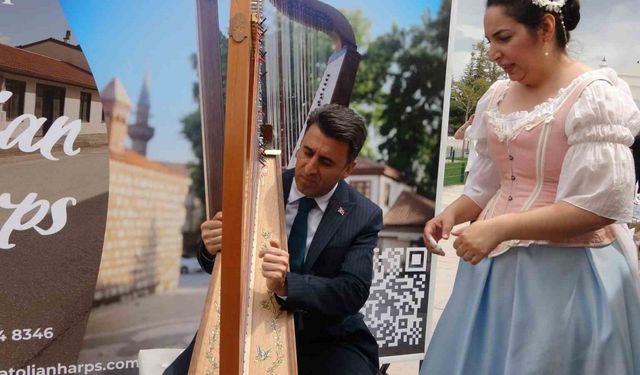 Vali Aygöl, arp sanatçısı gibi hünerlerini sergiledi