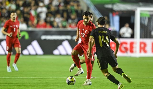 A Milli Futbol Takımı, hazırlık maçında Meksika'ya 1-0 mağlup oldu