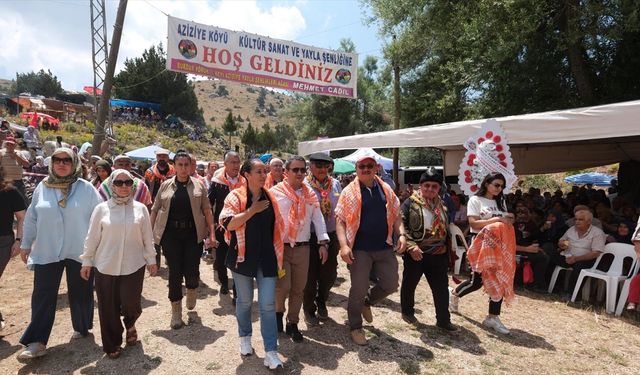 Burdur'da Aziziye Köyü 22. Kültür, Sanat ve Yayla Şenliği düzenlendi