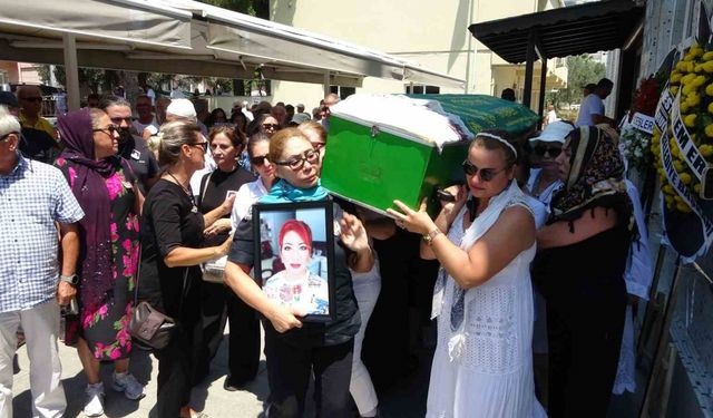 Çanakkale’de evinde ölü bulunan Özbek kadın son yolculuğuna uğurlandı