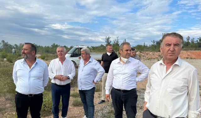 CHP heyeti yangın bölgesinde inceleme yaptı