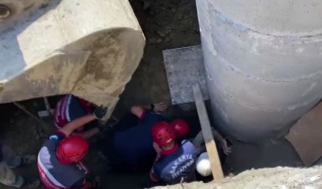 İnşaat alanında göçük: Bir işçi toprak altında kaldı