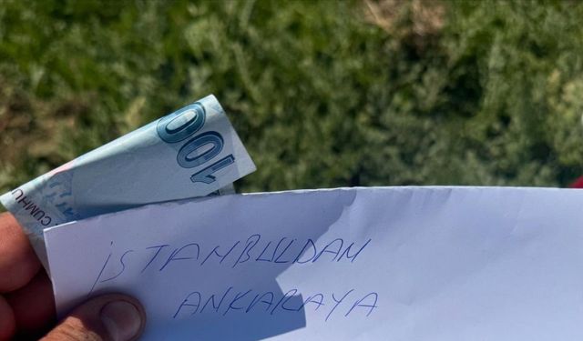 Karpuz üreticisi tarlasında gördüğü not karşısında duygulandı