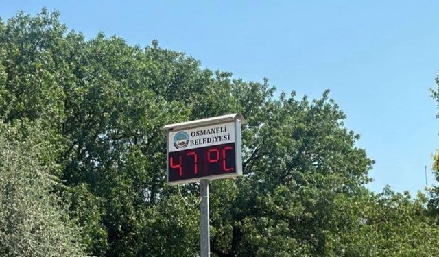 Termometreler 47 dereceyi gösterdi