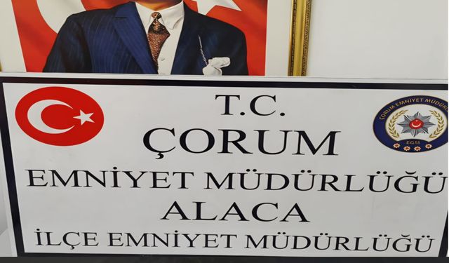Çorum'da uyuşturucu ticareti yaptığı iddiasıyla yakalanan şüpheli tutuklandı