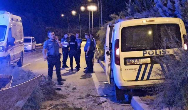 Alkollü sürücü Burdur’u savaş alanına çevirdi: 3’ü polis 10 yaralı