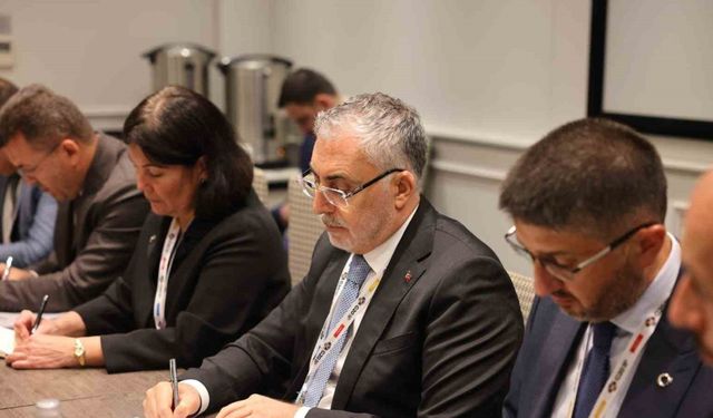 Bakan Işıkhan, Singapur İşgücü Bakanı Leng ve Birleşik Krallık McGovern ile görüştü