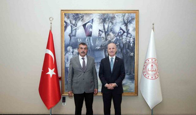 Bakan Tekin, YÖK Başkanı Özvar’ı kabul etti