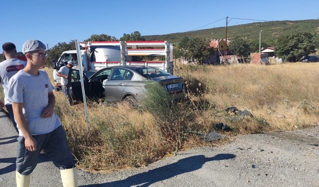 Balıkesir’de trafik kazası: 3 yaralı