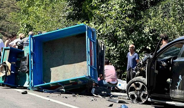 Ordu’da cip patpata çarptı: 2 yaralı