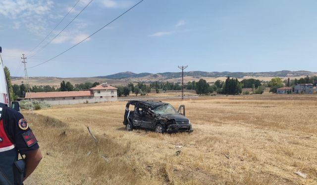 Sorgun’da trafik kazası: 1 ölü 1 yaralı