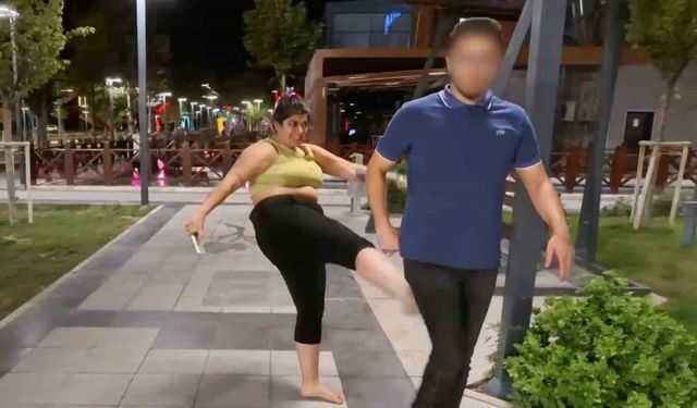 "Tecavüz ediyorlar" diye çığlık attı, yardıma gelenleri darbetti