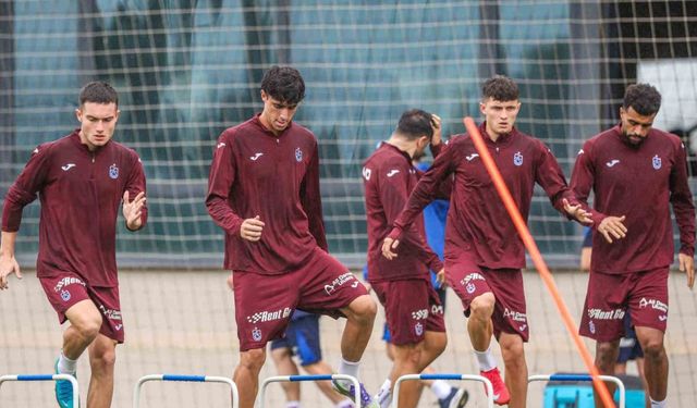 Trabzonspor, Samsunspor maçı hazırlıklarına başladı