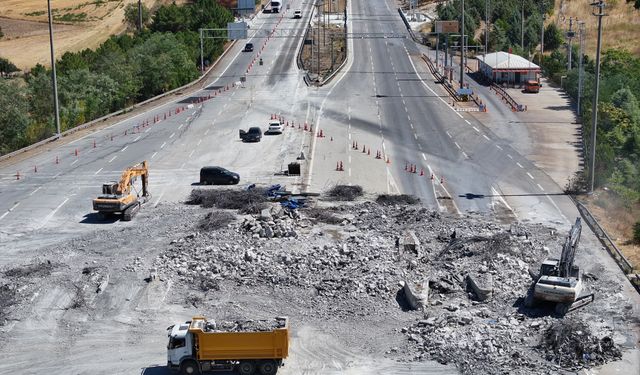 Avrupa Otoyolu Edirne Ücret Toplama İstasyonu'nda gişeler kaldırılıyor