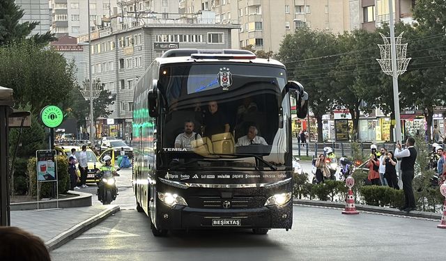 Beşiktaş kafilesi, Kayseri'ye geldi