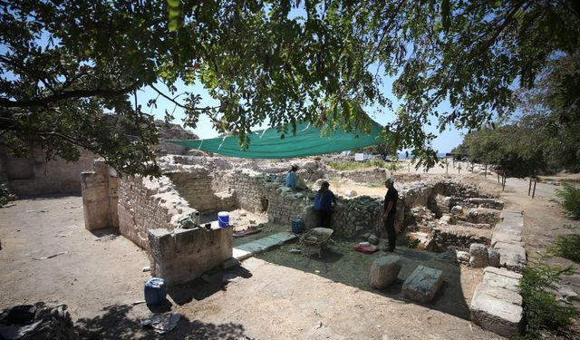 Çanakkale'deki Alexandria Troas Antik Kenti kazılarında odeon ve çarşı yapısı gün yüzüne çıkarılacak