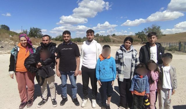 Edirne'de 11 düzensiz göçmen yakalandı