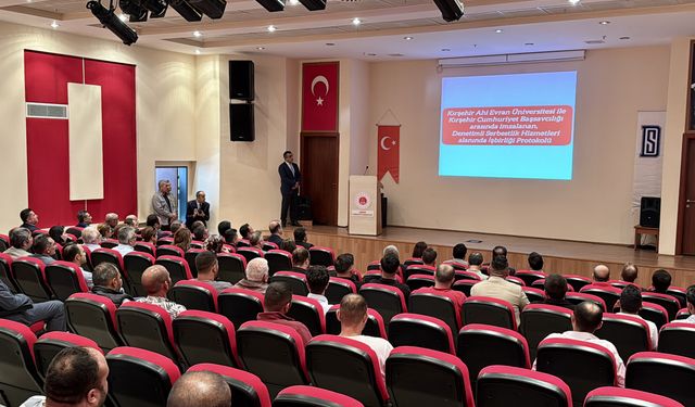 Kırşehir'de meslek edindirme kurslarını başarıyla tamamlayan 34 yükümlü sertifikalarını aldı