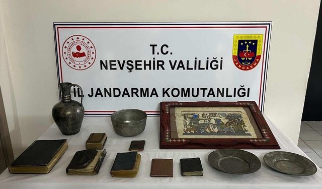 Nevşehir'de tarihi eser kaçakçılığı operasyonunda yakalanan şüpheli tutuklandı