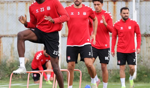 Sivasspor, Sarıyer maçı hazırlıklarını sürdürdü