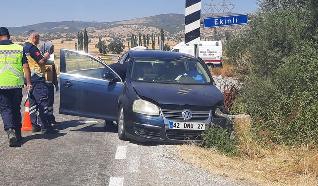Tokat'ta köprü korkuluklarına çarpan otomobilin sürücüsü genç öldü, anne ve babası yaralandı
