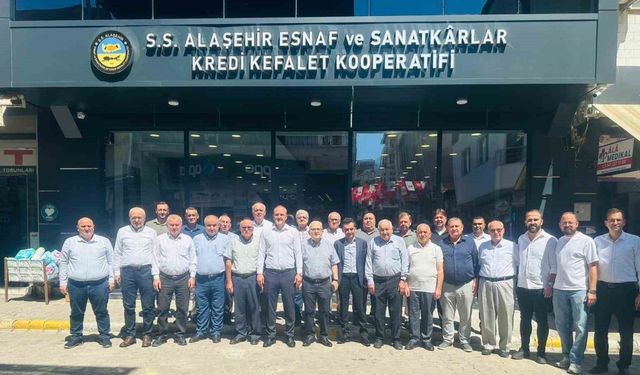 22. Bölge Manisa Esnaf Kefalet Kooperatifleri Birliği toplantısı Alaşehir’de yapıldı