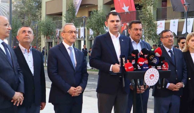 Bakan Kurum: "Şehirlerimiz her alanda ayağa kalkıyor"