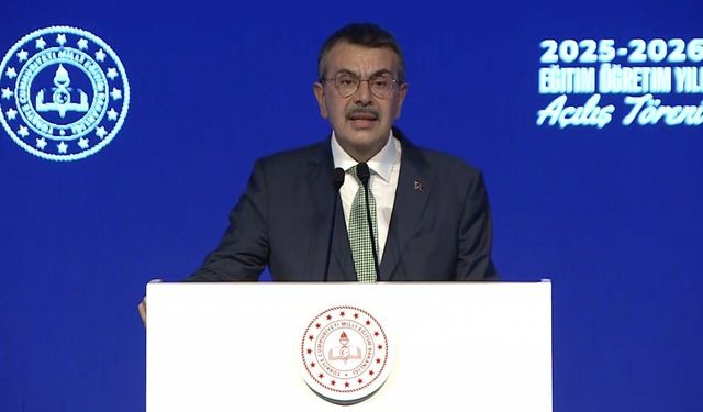 Bakan Tekin, 2025-2026 Eğitim Öğretim Yılı Açılış Töreni’ninde konuştu
