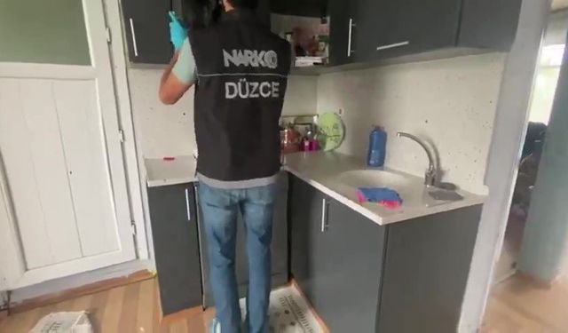 Düzce’de uyuşturucudan 63 kişi hakkında işlem yapıldı