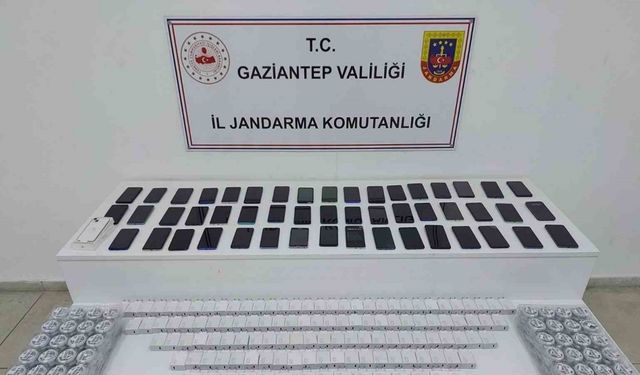 Gaziantep’te 1,3 milyon TL değerinde kaçak telefon ele geçirildi